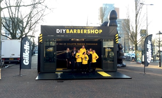 DIY Barbershop Communits event container